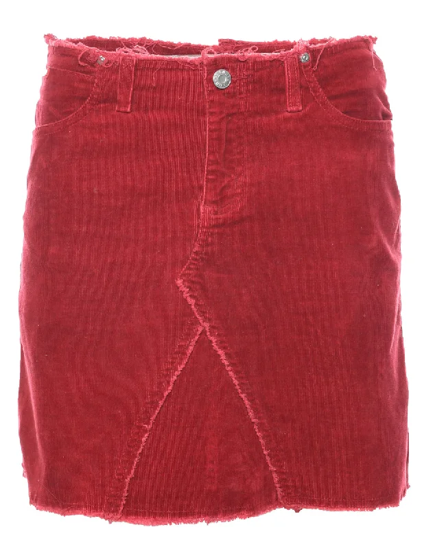 Guess Corduroy Pencil Skirt - M denim skirt durable