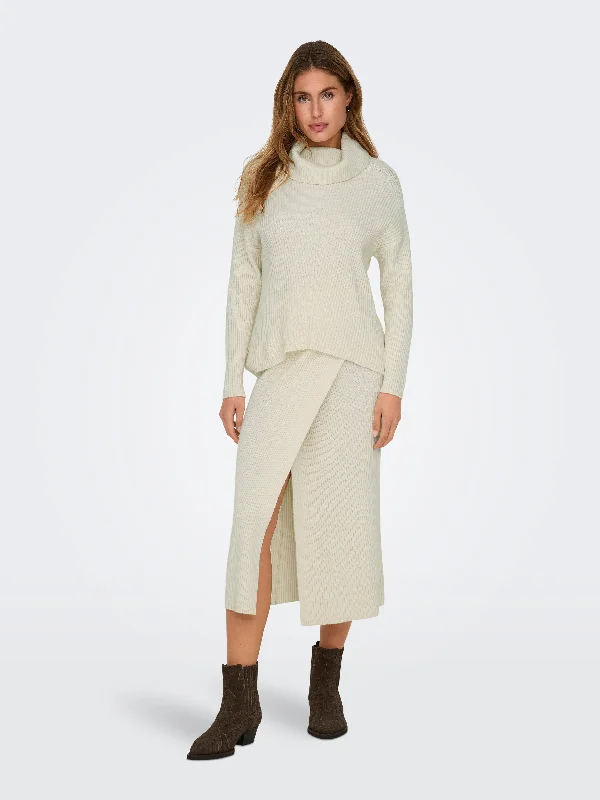 Katia Midi Knit Skirt cashmere skirt soft