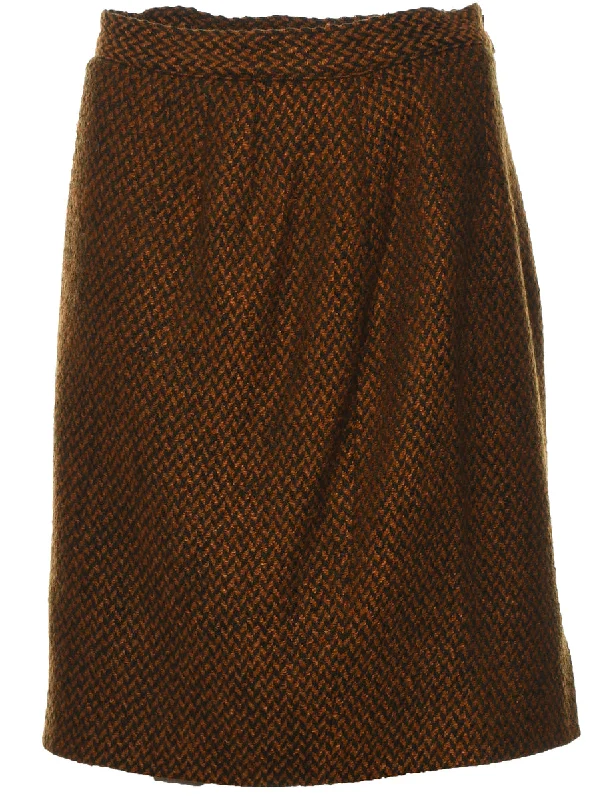 Pencil Shape Midi Skirt - M mini skirt trendy